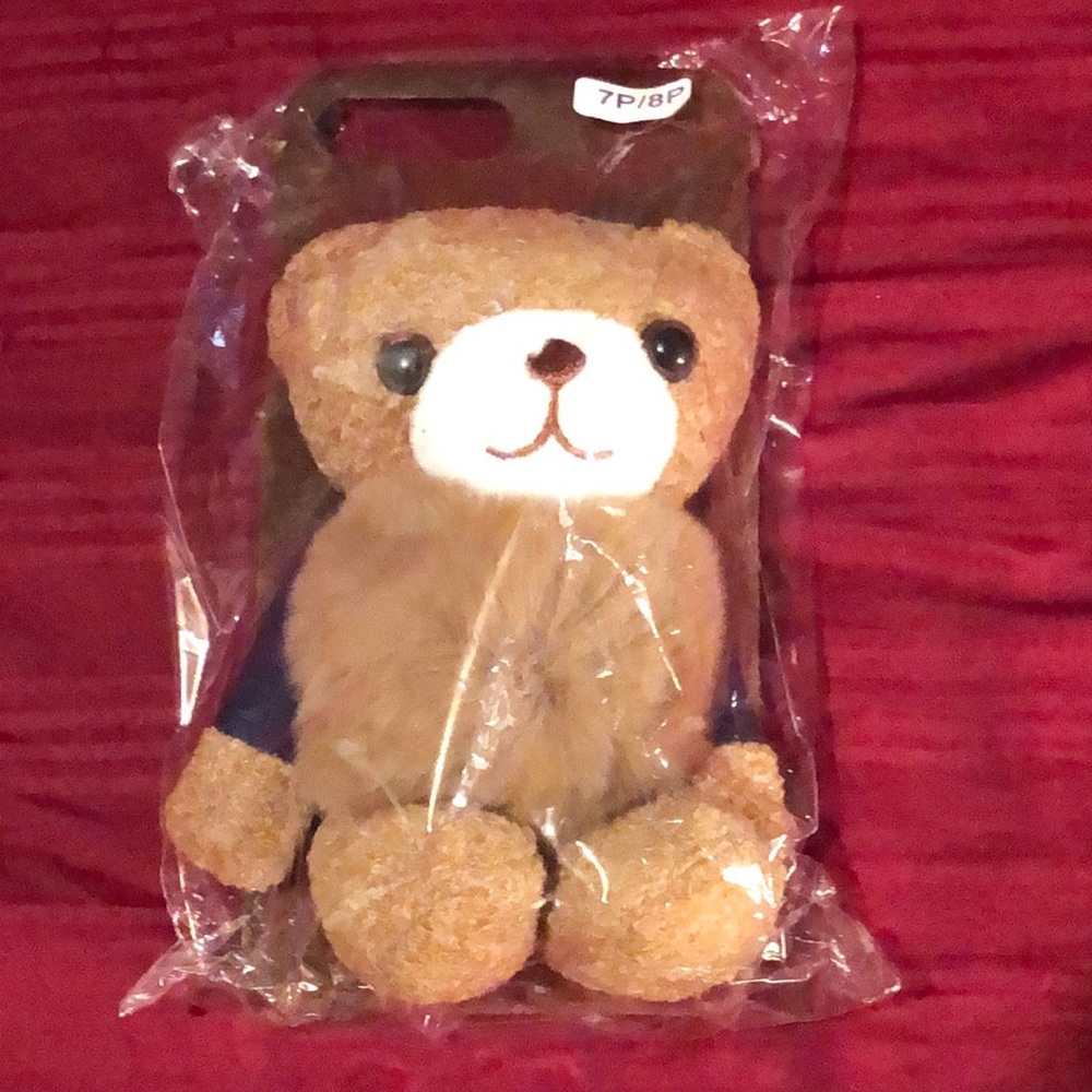 BRAND NEW 7/8 Plus iPhone teddy case